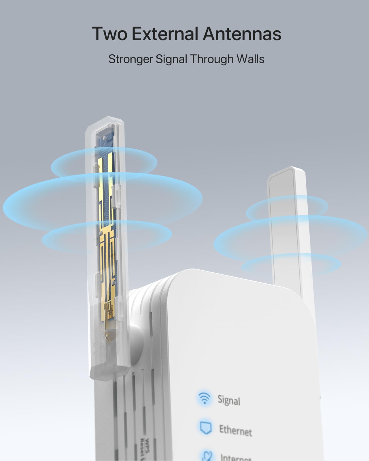 BrosTrend WLAN Bridge, WLAN to LAN Adapter mit LAN Anschluss 300Mbit/s 2,4GHz Band, RJ45 Ethernet in WiFi Umwandeln, Universal WLAN LAN Adapter für Drucker, TV, PC, Xbox, IP Kamera, Spielkonsole