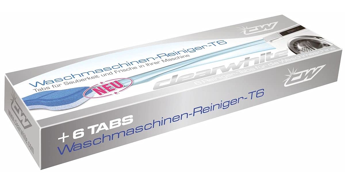 Clearwhite T6 Waschmaschinen Reiniger Tabs T6