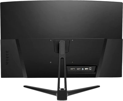 CRUA Curved Gaming-Monitor 27 Zoll 180Hz, FHD 1080P 1800R PC-Monitor, 1 ms GTG mit FreeSync, geringe Bewegungsunschärfe, Augenschutz, VESA, DisplayPort, HDMI, schwarz