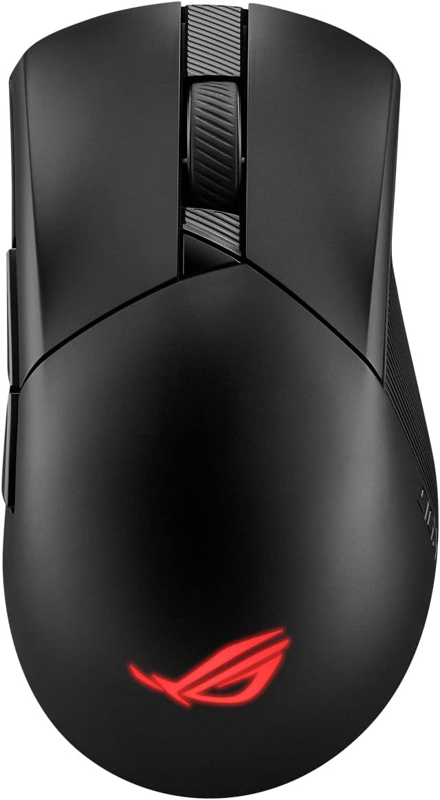 ASUS ROG Gladius III Wireless AimPoint RGB Gaming Maus (optischer ROG AimPoint-Sensor, 36.000 DPI, 650 IPS, ROG Micro Switches, ergonomisch, 2,4-GHz, Bluetooth®, USB, schwarz)