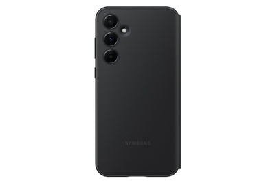 Samsung Smart View Wallet Smartphone Case EF-ZA556 für das Galaxy A55 5G, Handyhülle, Kartenfach, Sichtfenster, Black