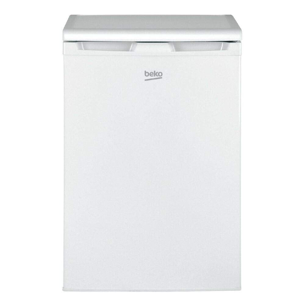 Beko TSE1284N b100 Tischkühlschrank mit 4-Sterne-Gefrierfach, 114 l Gesamtrauminhalt, 101 l Kühlen, 13 l Gefrieren, MinFrost, wechselbarer Türanschlag, Weiß