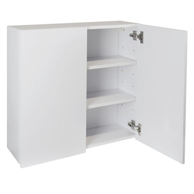 Hängeschrank 'Anna' in weiß für Badezimmer 60x20x60cm Flügeltüren