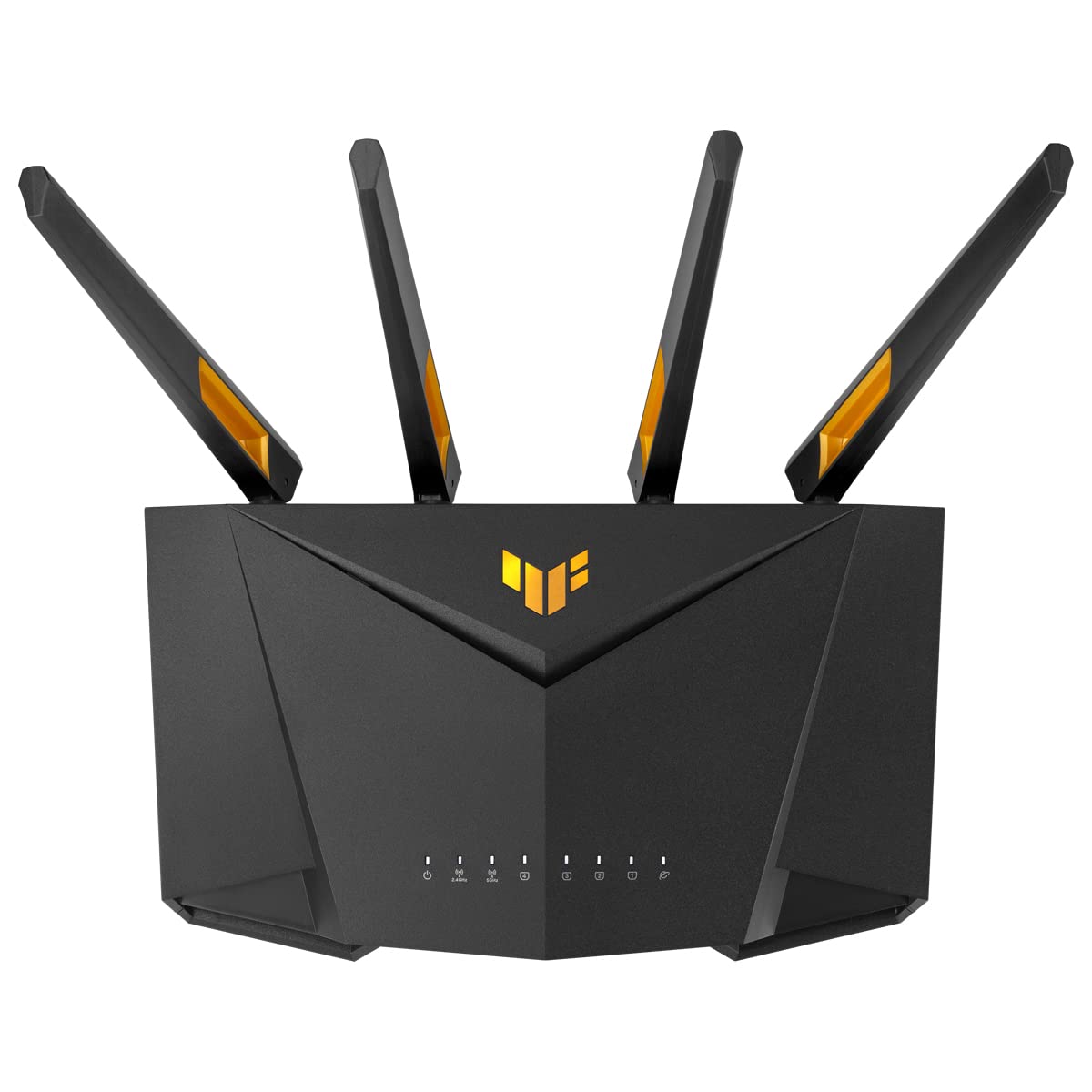 ASUS TUF Gaming AX3000 V2 Dual Band WLAN kombinierbarer Router (Tethering als 4G und 5G Router-Ersatz, WiFi 6, bis zu 3000 Mbit/s, Mobile Game Mode, 2,5Gbit/s Port, AiMesh, AiProtection Pro)