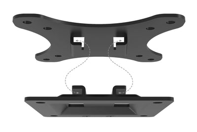 DIGITUS Wandhalterung für LCD/LED Monitor bis zu 81cm (32"), Fixierhalterung, 18kg maximale Belastung, max VESA 100x100