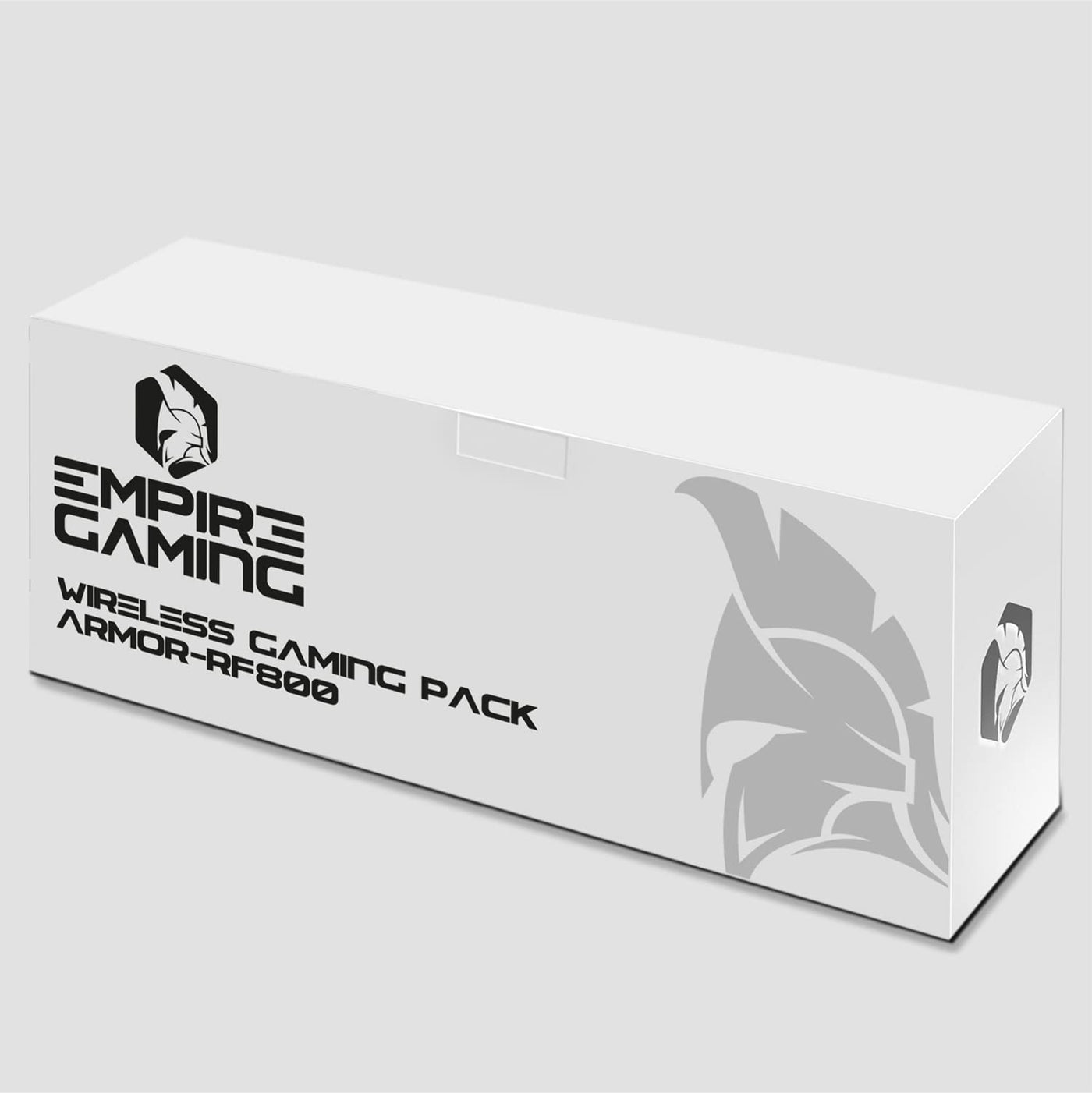 EMPIRE GAMING - Armor RF800 Wireless Wiederaufladbare Gaming Tastatur und Maus Set QWERTZ (DE-Layout) - Tastatur 2,4GHz RGB - Maus 4800 DPI mit Mauspad - PC PS4 PS5 Xbox One/Serie Mac - Weiß