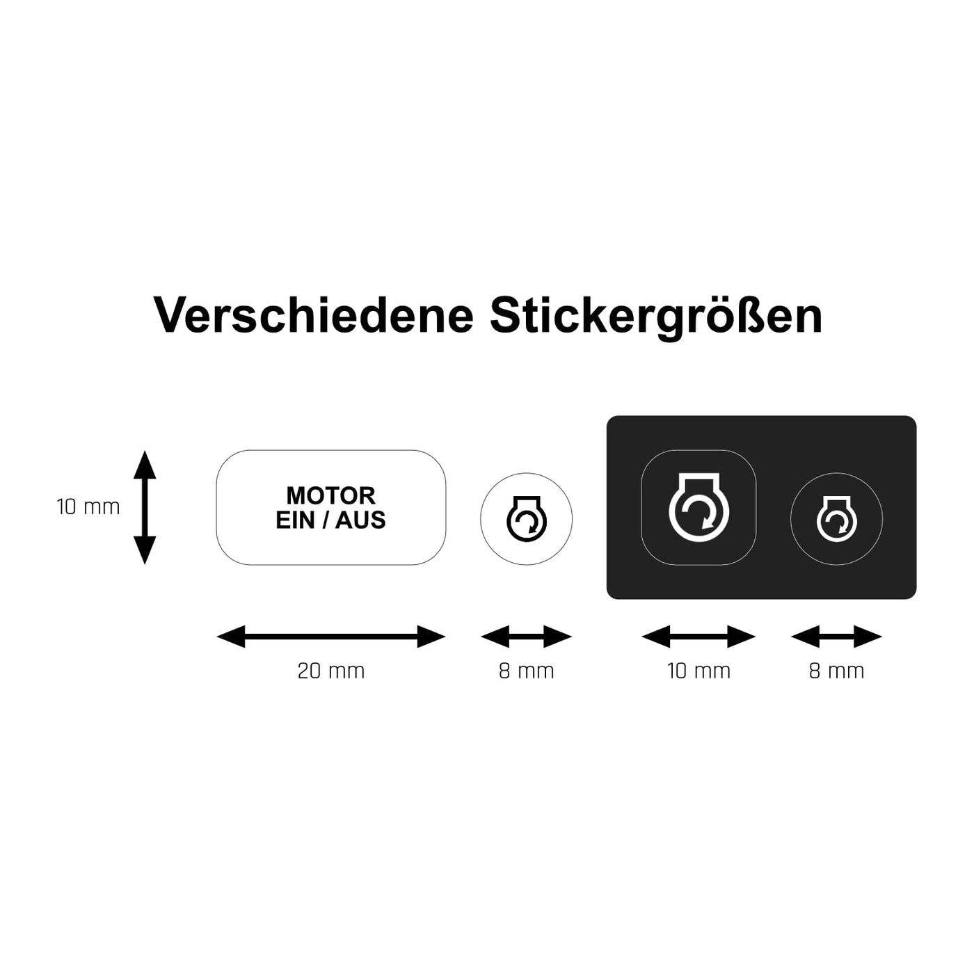 GAMINGSTICKER Tastensticker für Landwirtschafts-Simulationen - Farming Sim LS Sticker Aufkleber mit Icons/Symbolen für Tastenbelegung, PC- und Gaming-Zubehör