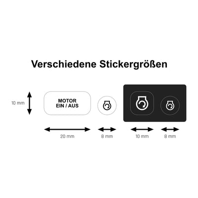 GAMINGSTICKER Tastensticker für Landwirtschafts-Simulationen - Farming Sim LS Sticker Aufkleber mit Icons/Symbolen für Tastenbelegung, PC- und Gaming-Zubehör