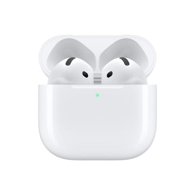 Apple AirPods 4 Kabellose Kopfhörer, Bluetooth Kopfhörer, Personalisiertes 3D Audio, Schutz for Schweiß und Wasser, USB-C Ladecase, H2 Chip, bis zu 24 Std. Wiedergabe