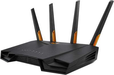 ASUS TUF Gaming AX3000 V2 Dual Band WLAN kombinierbarer Router (Tethering als 4G und 5G Router-Ersatz, WiFi 6, bis zu 3000 Mbit/s, Mobile Game Mode, 2,5Gbit/s Port, AiMesh, AiProtection Pro)