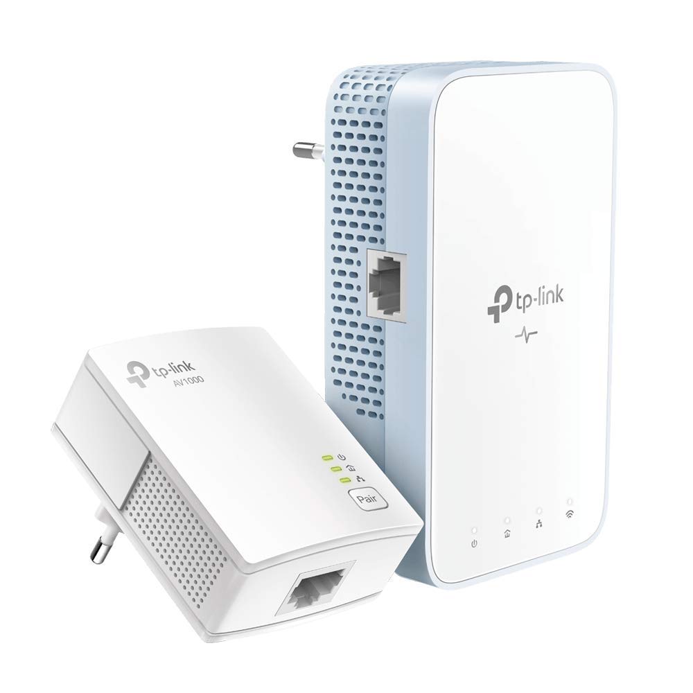 [Nouveau] Kit Powerline TP-Link TL-WPA1000 WiFi, PLC, AV1000 Mbps, 750 Mbps en WLAN, double bande, 1 port Gigabit, plug and play, HomePlug AV2, blanc