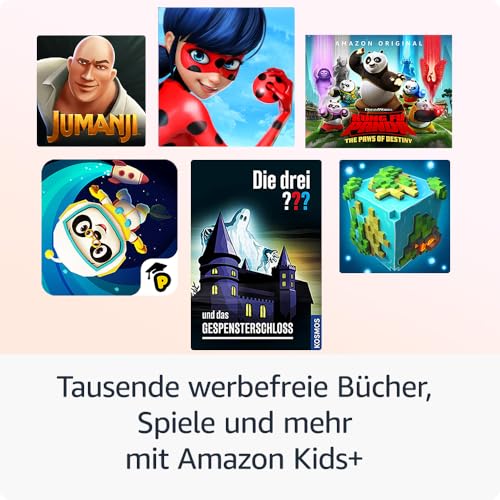 Das neue Amazon Fire HD 8 Kids Pro-Tablet, für Kinder von 6 bis 12 Jahren | 3 GB RAM, 8-Zoll-HD-Bildschirm, werbefreie Inhalte, Kindersicherung, 13 Stunden Akkulaufzeit, 32 GB, blaugrün (2024)