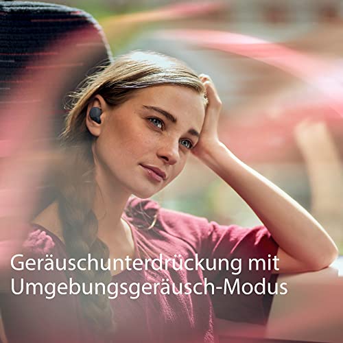 Sony LinkBuds S Truly Wireless Noise Cancelling Headphones - Bluetooth® Multipoint Connection - Bis zu 20 Stunden Akkulaufzeit mit Ladecase - Optimiert für Alexa - Integriertes Mikrofon – Schwarz