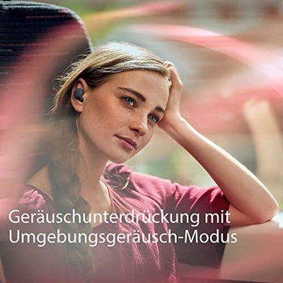 Sony LinkBuds S Truly Wireless Noise Cancelling Headphones - Bluetooth® Multipoint Connection - Bis zu 20 Stunden Akkulaufzeit mit Ladecase - Optimiert für Alexa - Integriertes Mikrofon – Schwarz