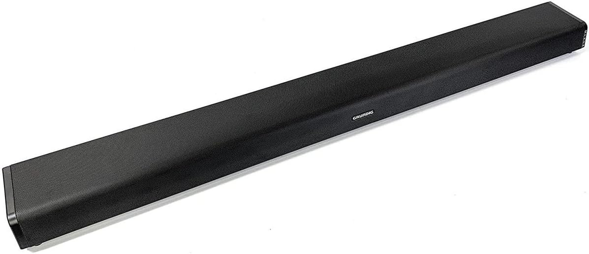 Grundig DSB 970 All-in-One Soundbar mit integriertem Subwoofer, Slim Design, 2.1 Kanal Dolby Atmos, 120 Watt Musikleistung, Bluetooth 4.2, HDMI (ARC), Optischer und Aux Eingang, USB-Port, Schwarz