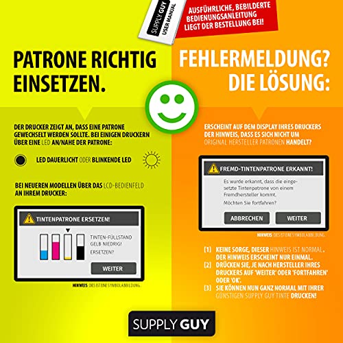 Supply Guy 5 XL Druckerpatronen mit Chip kompatibel mit Canon PGI-570 PGBK Schwarz für Pixma MG5700 MG5750 MG5751 MG6800 MG6850 MG7750 TS5000 TS5050 TS5055 TS6050 TS8050 TS9050 TS9055 und weitere