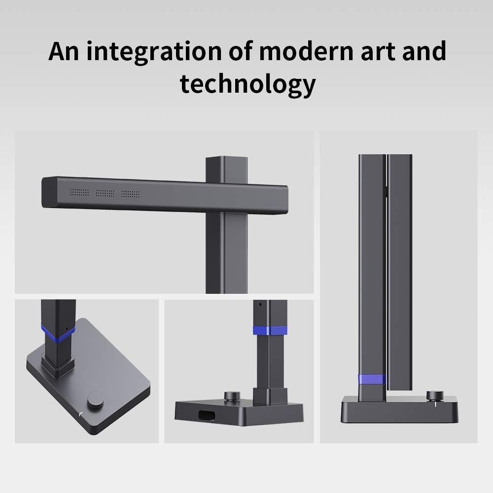 CZUR Shine 800 A3 Pro Dokumentenkamera, Tragbarer Dokumentenscanner mit Maximaler Größe A3 Flachblech, Schnellscanner mit OCR für Klassenzimmer, Kompatibel mit Windows & macOS (Keine Bücher Scannen)