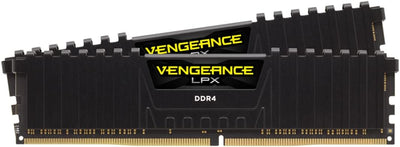 Corsair VENGEANCELPX16GB (2x 8GB) DDR4 3200(Pc4-25600) C16 1.35V Desktop Memory - Schwarz