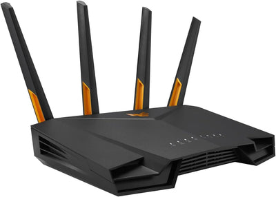 ASUS TUF Gaming AX3000 V2 Dual Band WLAN kombinierbarer Router (Tethering als 4G und 5G Router-Ersatz, WiFi 6, bis zu 3000 Mbit/s, Mobile Game Mode, 2,5Gbit/s Port, AiMesh, AiProtection Pro)