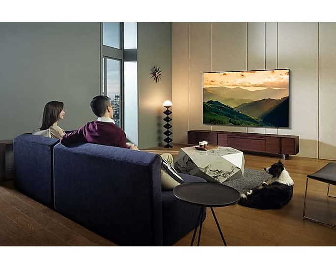 Samsung QLED 4K Q60C 50 Zoll Fernseher, Quantum-Dot-Technologie, Quantum HDR, AirSlim Design, Smart TV [2023] (50Q60C)