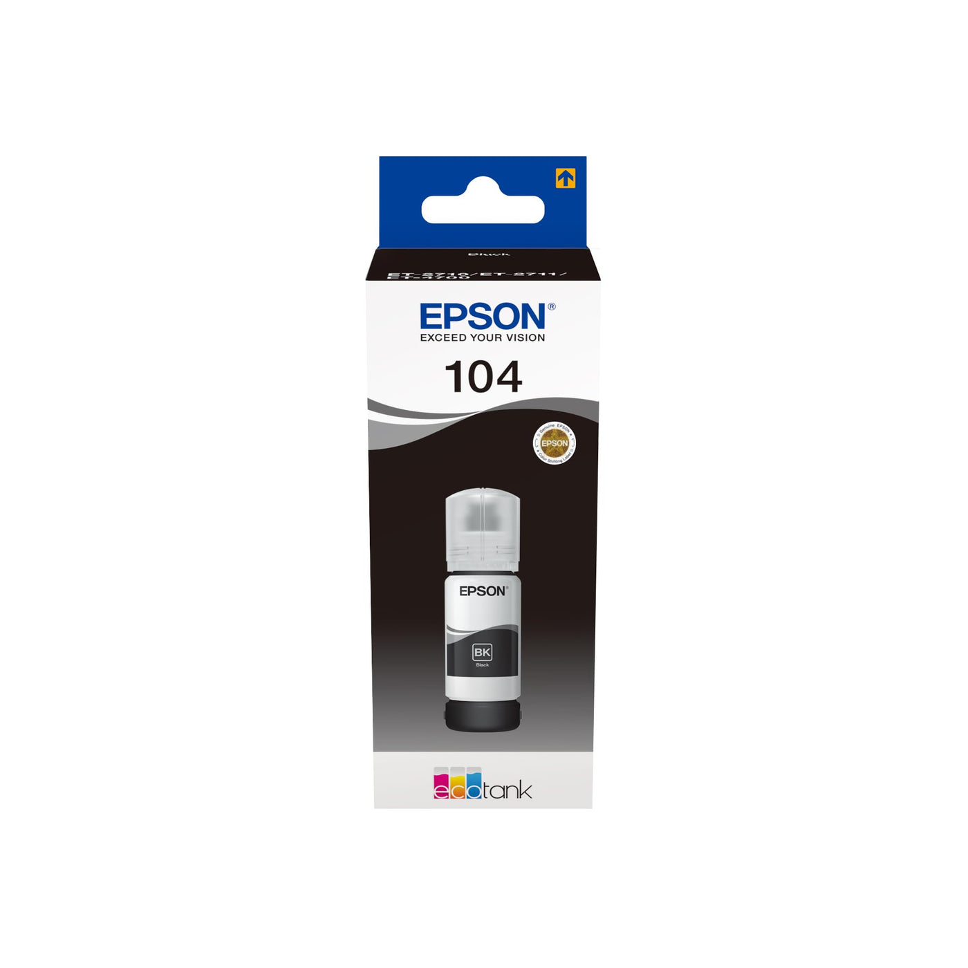 Epson EcoTank 104 Original Tintenflasche, Schwarz