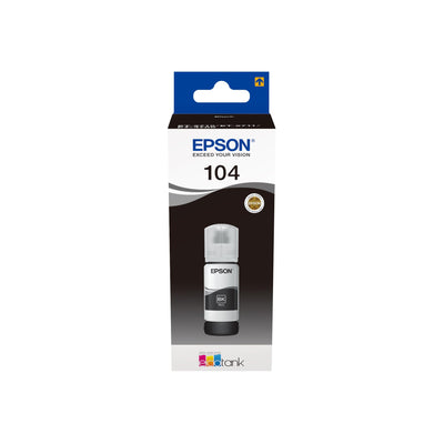 Epson EcoTank 104 Original Tintenflasche, Schwarz