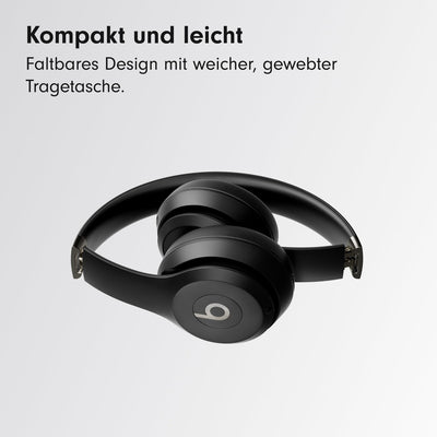 beats Solo 4 - Kabelloser Bluetooth On-Ear Kopfhörer, Apple & Android kompatibel, Bis zu 50 Stunden Akkulaufzeit - Mattschwarz