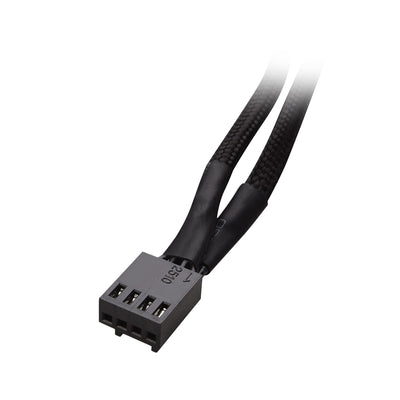 Cable Matters 2er-Pack 2-Wege 4-Pin PWM Kabel des Lüfterverteilers - 10 cm, Personal Computer