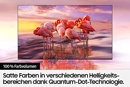 Samsung QLED 4K Q60A TV 50 Zoll (GQ50Q60AAUXZG), Quantum HDR, Quantum Prozessor Lite 4K, 100% Farbvolumen [2021]