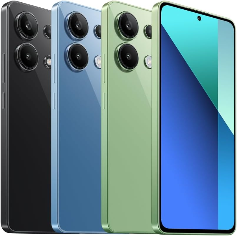 Xiaomi Redmi Note 13 Smartphone, 8+128GB, Handy ohne Vertrag, 6,67" FHD+ AMOLED Display, 5.000 mAh, 108MP Kamera, Dual-SIM, Blau