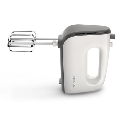 Philips Handmixer, 450 W, 5 Geschwindigkeiten plus Turbo, weiß/grau (HR3741/00)