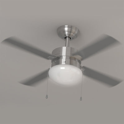 Cecotec Deckenventilator mit Licht EnergySilence Aero 450. 50 W, 4 Umkehrbare Flügel 42", Sommer- und Winter-Funktion, 3 Geschwindigkeiten auswählen, Stahl