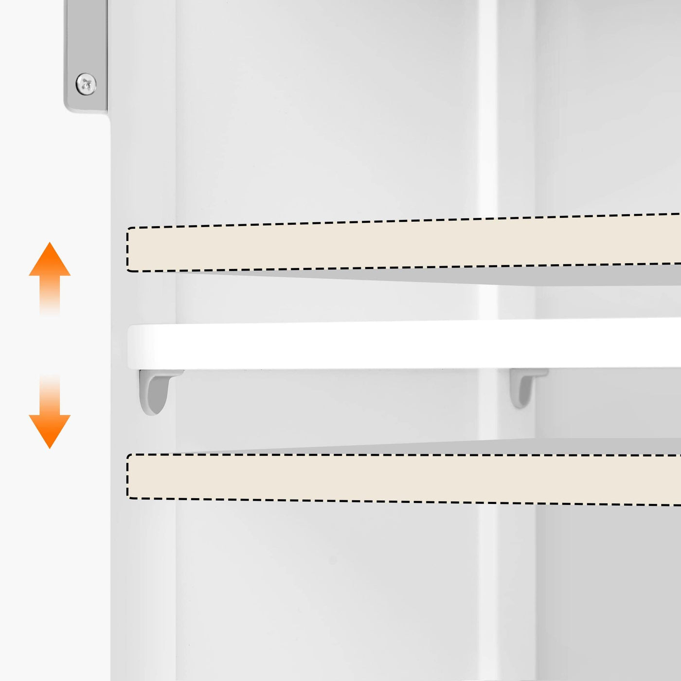 Yaheetech Badezimmerschrank Unterschrank mit Schubladen & Tür & verstellbare Einlegeböden Kommode fürs Badezimmer/Wohnzimmer/Küche/Flur 75 * 30 * 80cm