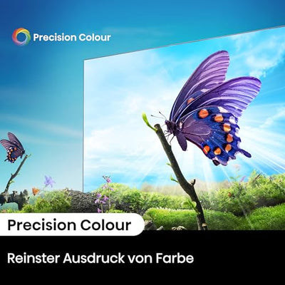 Hisense 58E6NT 146cm (58 Zoll) Fernseher, 4K UHD Smart TV, Precision Colour, HDR, Dolby Vision, 60Hz, Triple Tuner DVB-C/S/S2/T/T2, WiFi, HDMI 2.1, Bluetooth, Alexa Built-in, Schwarz, [2024]