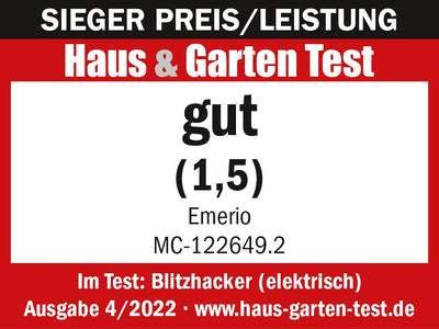 Emerio Zerkleinerer, Universalzerkleinerer mit 500ml Behältervolumen, 260 Watt, elektrischer Multizerkleinerer mit 4 Klingen aus Edelstahl zum zerkleinern von z.B. Fleisch, Zwiebeln, Obst, Gemüse