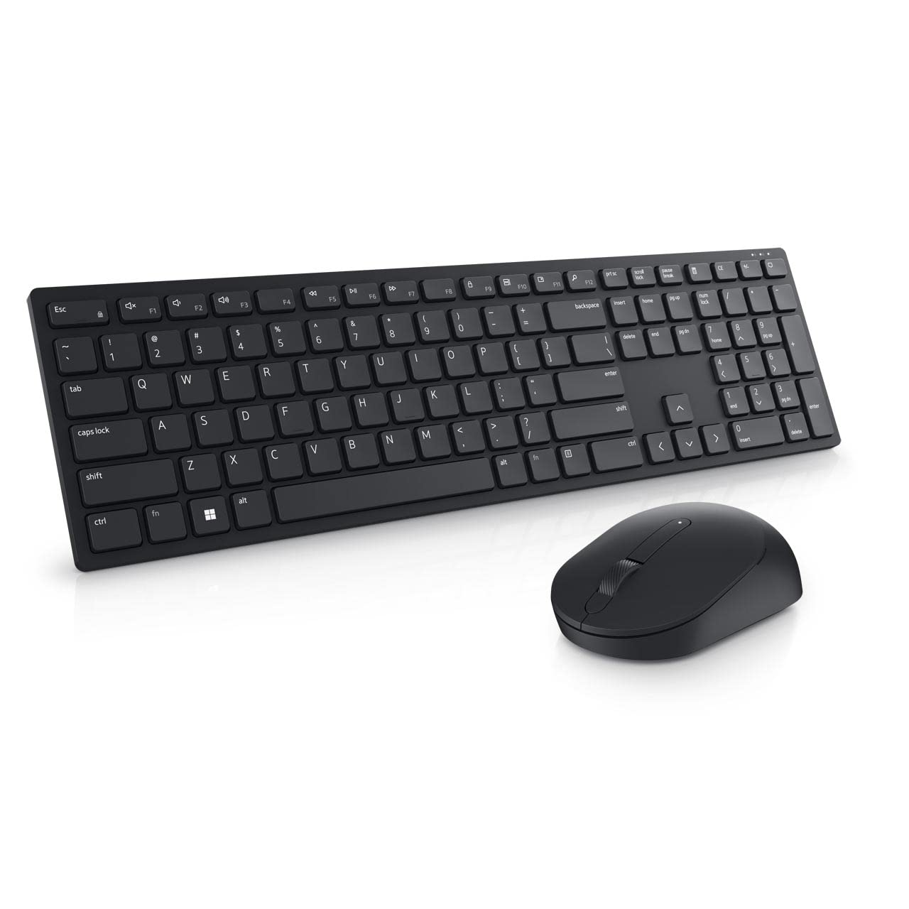 Dell KM5221W, Pro Wireless, Tastatur und Maus Set, German (QWERTZ), schwarz