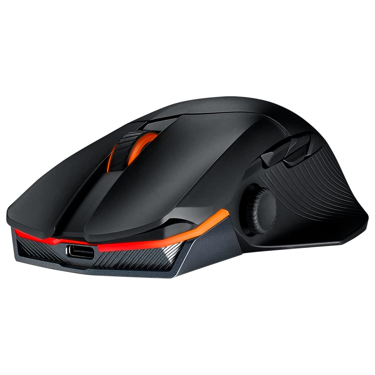 ASUS ROG Chakram X Origin kabellose RGB Gaming Maus (ROG AimPoint-Sensor, 36.000 dpi, Polling-Rate 8000 Hz, RF 2,4 GHz / Bluetooth / kabelgebunden, 11 programmierbare Tasten, Joystick, schwarz)