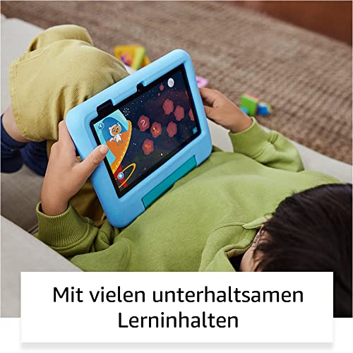 Fire 7 Kids-Tablet, 7-Zoll-Display, für Kinder von 3 bis 7 Jahren, 16 GB, blau