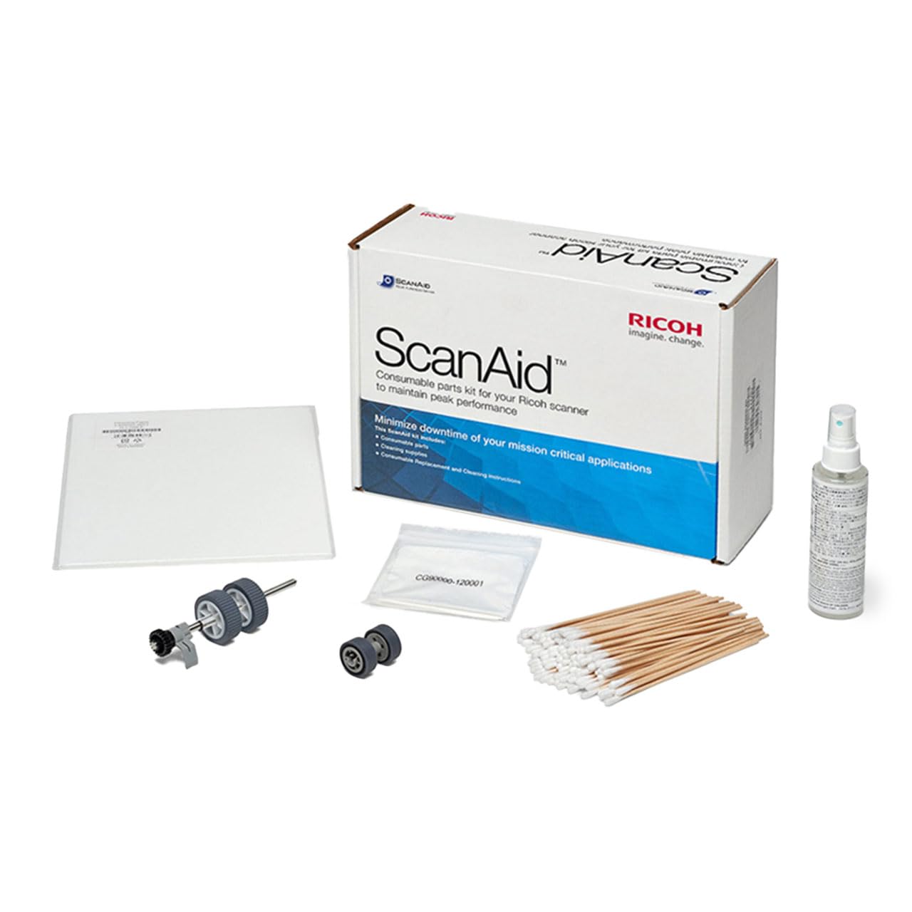 Fujitsu Scansnap IX500 Scanaid Clean/Cons Kit CG01000-277701 by Fujitsu