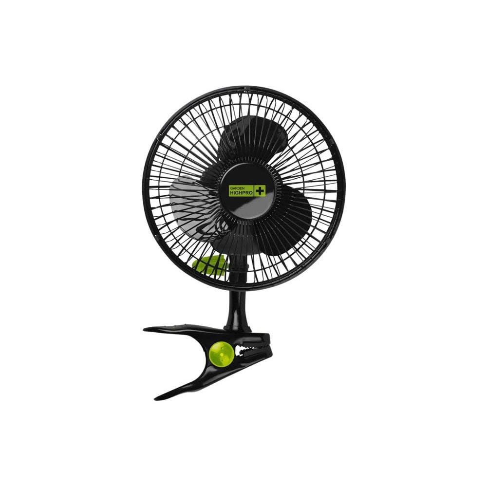 GARDEN HIGHPRO GH-V-114 Profan Ventilator, 15 cm, 5 W, Kunststoff, Schwarz