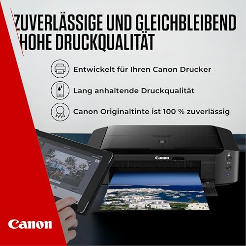 Canon Tinte & Papier Multipack - PG-540/CL-541 Original Drucker-Tintenpatronen 2er-Pack (1 x Schwarz, 1 x Farbe) & 4x6 Fotopapier (50 x Blatt) - Kompatibel PIXMA Druckern