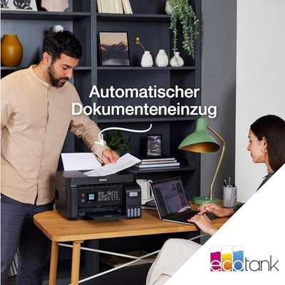 EcoTank ET-4800 A4-Multifunktions-Wi-Fi-Tintentankdrucker, mit einem im Lieferumfang enthaltenen Vorrat an Tinten bis zu 3 Jahren