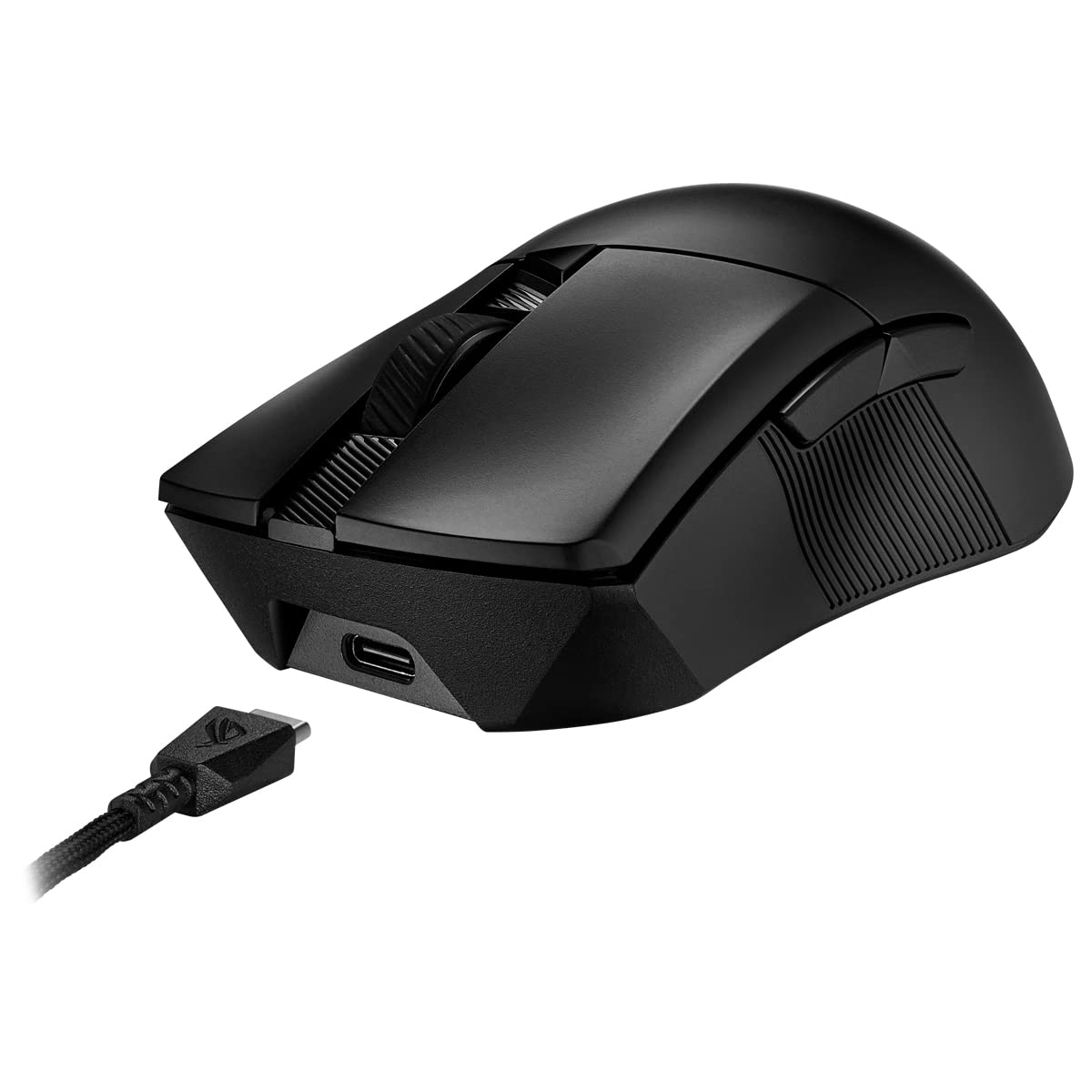 ASUS ROG Gladius III Wireless AimPoint RGB Gaming Maus (optischer ROG AimPoint-Sensor, 36.000 DPI, 650 IPS, ROG Micro Switches, ergonomisch, 2,4-GHz, Bluetooth®, USB, schwarz)