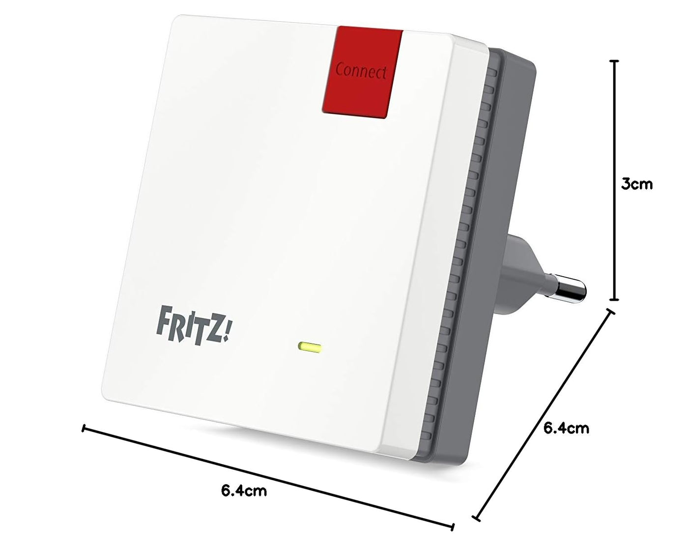 AVM FRITZ!Repeater 600 international (WLAN N bis zu 600 MBit/s (2,4 GHz), WPS, kompakte Bauweise, internationale Version)