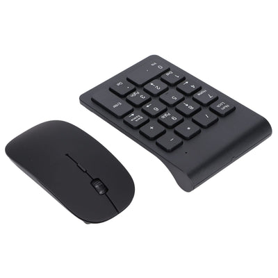 Ausla 2,4 GHz Wireless Number Pad Mouse Combo 1200 DPI Portable Home Office Use Leicht, Tragbar, mit Eigenem Empfänger