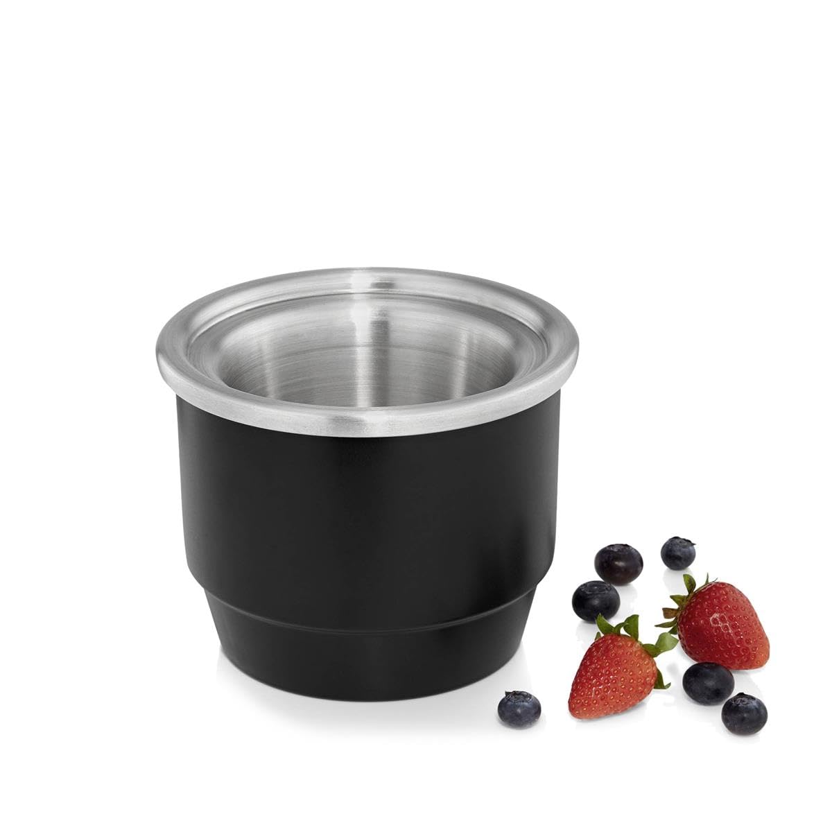 WMF Küchenminis 3in1 Eismaschine, Ice Maker für Frozen Joghurt, Sorbet und Eiscreme, Gefrierbehälter 300 ml, 30-Minuten-Time, Frozen Joghurtmaschine