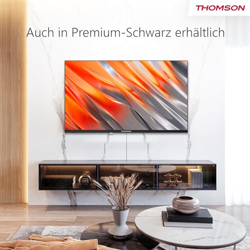 Thomson 55 Zoll (139 cm) QLED Fernseher Smart Android TV (WLAN, HDR, Triple Tuner DVB-C/S2/T2, Sprachsteuerung) – 55QA2S13-2023