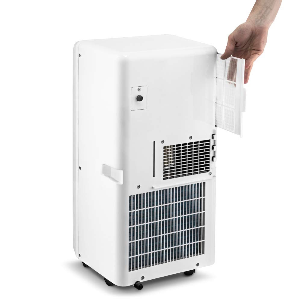 TROTEC Lokales Klimagerät mit Heizfunktion PAC 2010 SH mobile Klimaanlage 4-in-1 Kühlung, Beheizung, Ventilation, Entfeuchtung Klimagerät 2 kW 7.000 BTU/h für Raumgröße bis 26 m² und 65 m³