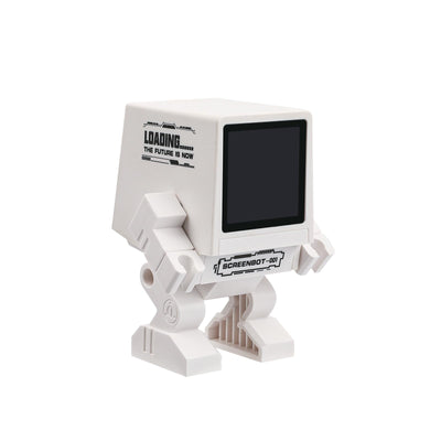 EPOMAKER Smart Display RT100 Mechanische Tastatur (White, Robot-TV)