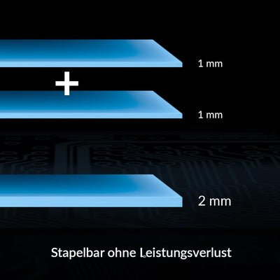 ARCTIC TP-3 Wärmeleitpad: Premium Performance Thermal Pad, 120x20x1,5 mm (stapelbar bis 2,0 mm ohne Leistungsverlust), 4 Stück - Hohe Leistung, sehr weich, Gap-Filler, Überbrückung von Unebenheiten